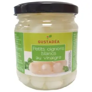 OIGNONS BLANCS, POT 228ML GUSTADÉA