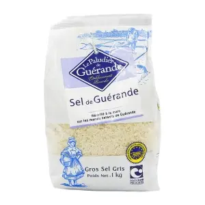 GROS SEL DE GUERANDE SACHET 1KG LE GUÉRANDAIS