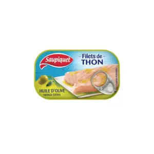 FILET DE THON HUILE OLIVE SAUPIQUET