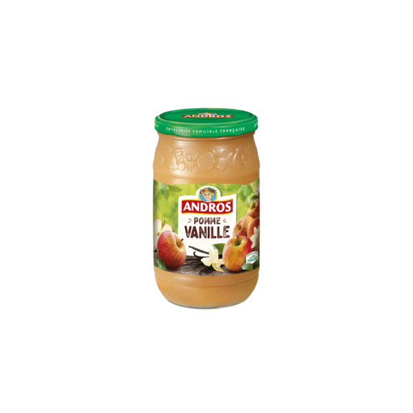 COMPOTE POMME VANILLE ANDROS 750 G