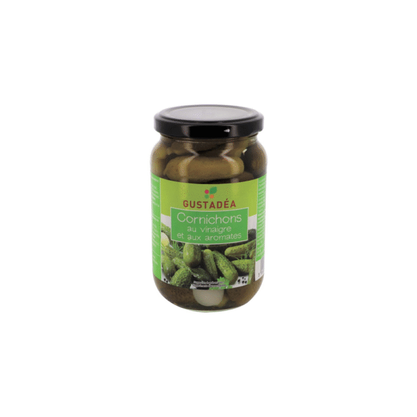 CORNICHONS AU VINAIGRE GUSTADÉA 190G