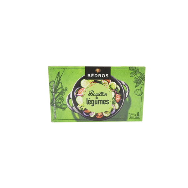 BOUILLON DE LÉGUMES BEDROS 80G