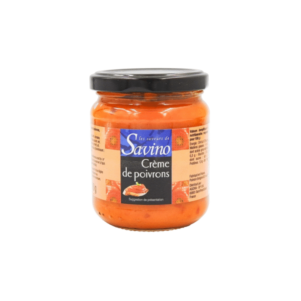 CRÈME DE POIVRON POT 190G SAVINO