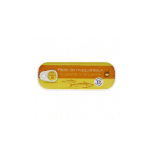 FILETS DE MAQUEREAUX MOUTARDE CONSERVE 169G