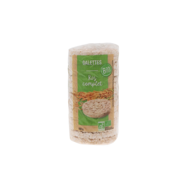 GALETTES DE RIZ BIO , PAQUET 100G