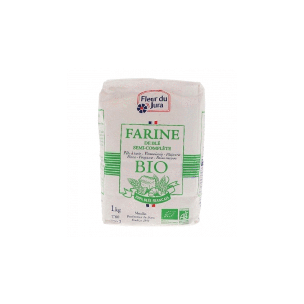 FARINE BIO T80 FLEUR DU JURA