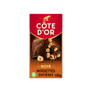CHOCOLAT NOIR NOISETTE ENTIÈRE CÔTE D'OR 180G