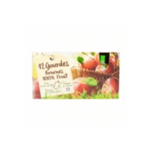 12 GOURDES DE PURÉE DE POMMES SANS SUCRES AJOUTÉS ORIGINE FRANCE 91 G
