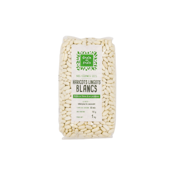 HARICOTS LINGOTS BLANCS 1KG