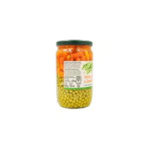 PETITS POIS ET JEUNES CAROTTES FRANCE BOCAL 720ML