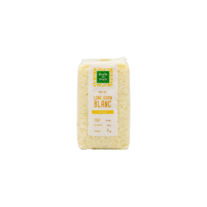 RIZ LONG GRAIN BLANC PAQUET 1KG