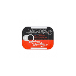 SARDINES AU PIMENT D'ESPELETTE BOÎTE 80.5G (PNE)