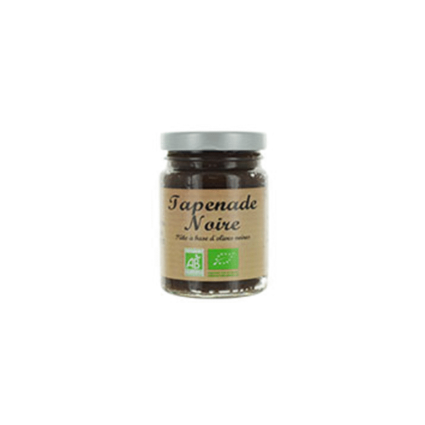 TAPENADE NOIRE BIO, POT 90G