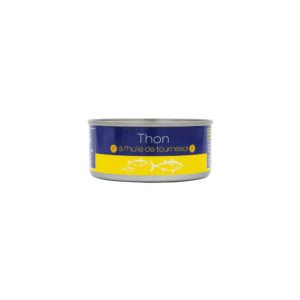 THON ENTIER HUILE TOURNESOL 1/5 CONSERVE PNE 104G