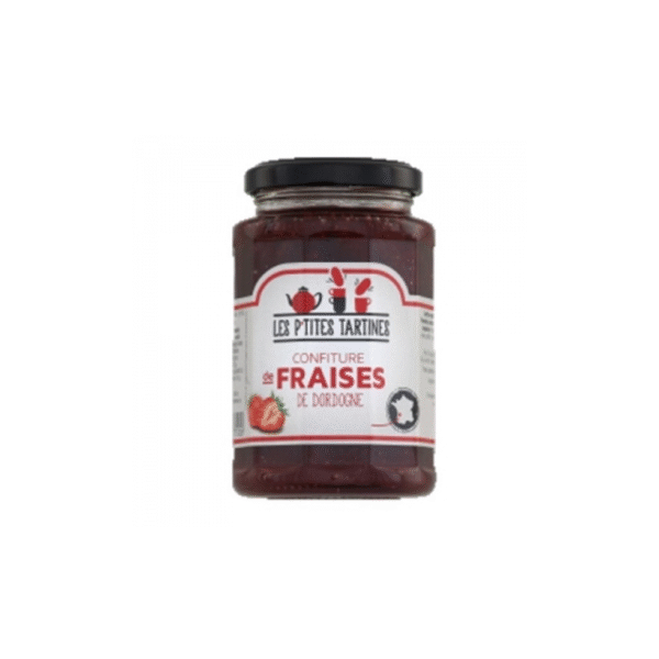 CONFITURE DE FRAISES DE DORDOGNE POT 315G LES P'TITES TARTINES