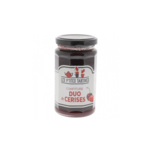 CONFITURE DUO DE CERISES, POT 265G LES P'TITES TARTINES