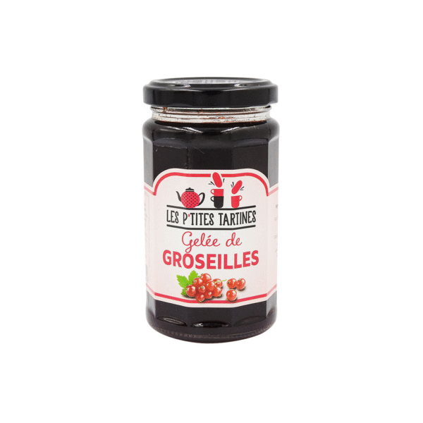 GELÉE DE GROSEILLES POT 270G LES P'TITES TARTINES