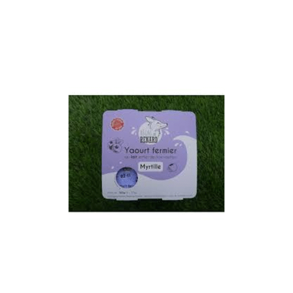 YAOURT BRASSE MYRTILLE Régal de Renard 125g