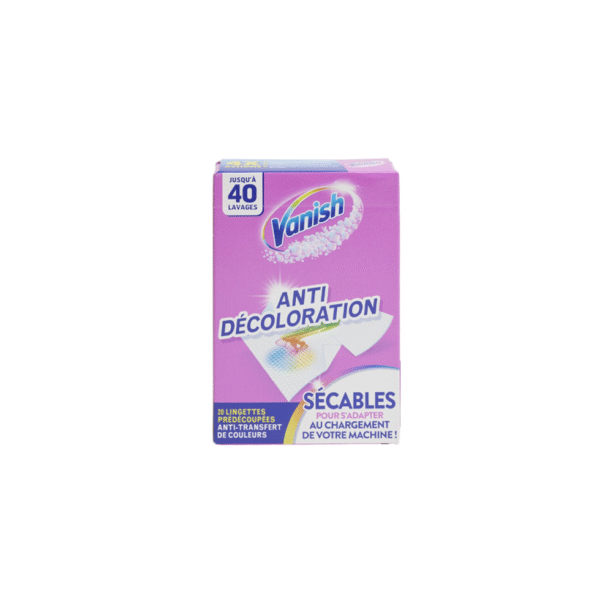 LINGETTES ANTI-TRANSFERT COULEUR X20